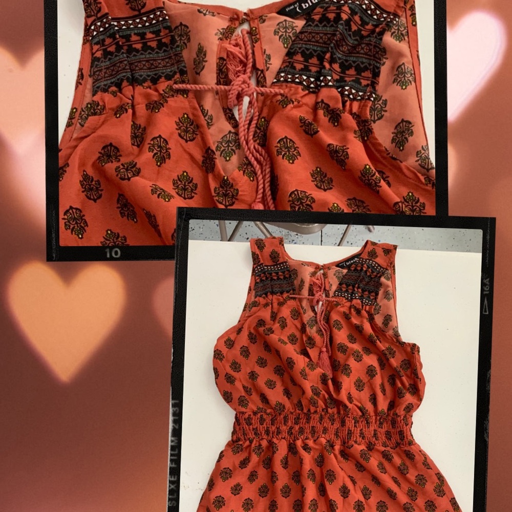 BLUSH : ORANGE DRESS